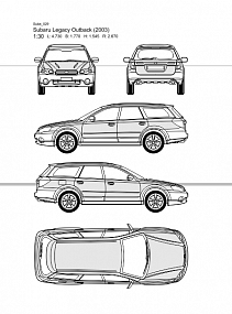 Типовой макет автомобиля